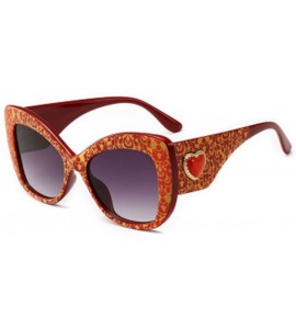 Sport Big Frame Lady Love Style Sunglasses Modern Sun Mirror - 2 - CK190QZWY70 $61.39