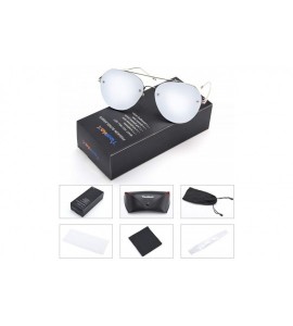 Sport Polarized Sunglasses for Men Women Oversized Vintage Sunglasses UV Blocking - CQ18GTKYAUN $26.66