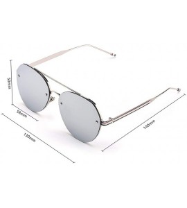 Sport Polarized Sunglasses for Men Women Oversized Vintage Sunglasses UV Blocking - CQ18GTKYAUN $26.66