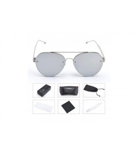 Sport Polarized Sunglasses for Men Women Oversized Vintage Sunglasses UV Blocking - CQ18GTKYAUN $26.66