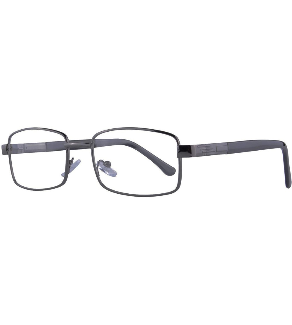 Rectangular Shortsighted Glasses Blue Light Blocking Filter Harmful Computer Rays Myopia Glasses-10339 - Grey - CR18KNQRRG5 $...