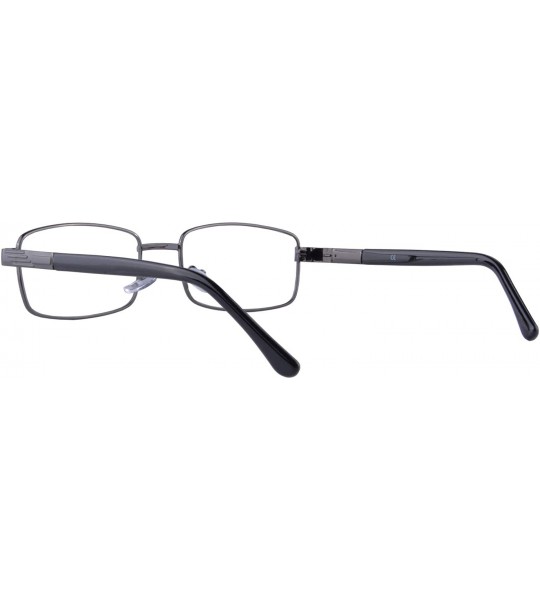 Rectangular Shortsighted Glasses Blue Light Blocking Filter Harmful Computer Rays Myopia Glasses-10339 - Grey - CR18KNQRRG5 $...