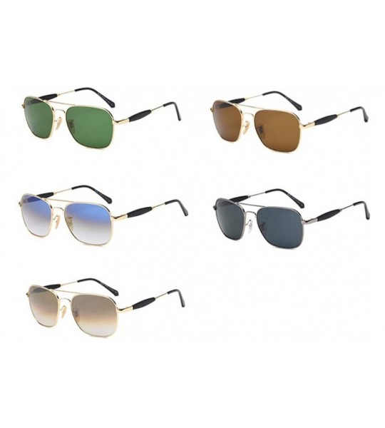 Aviator Classic square sunglasses - sunglasses - glass lenses - retro driver's glasses - pilot's toad glasses - E - CW18QQ20X...