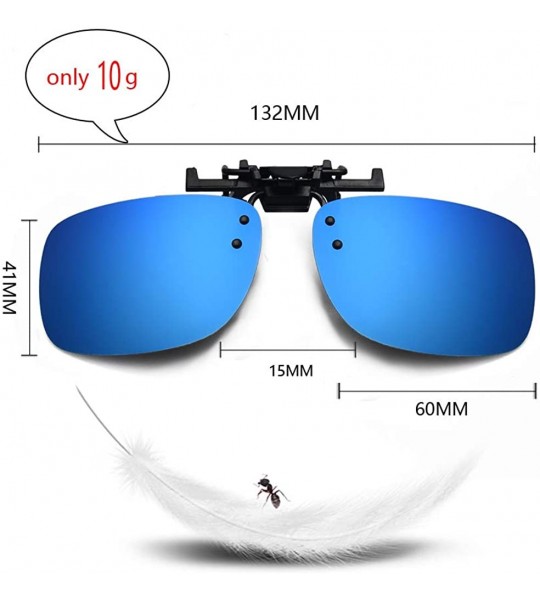 Oval Sunglasses Polarized Anti Glare Driving Prescription - Blue+blue - CE194UMI7TZ $33.93