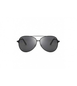 Sport Polarized color-changing sunglasses- men's outdoor driving eye driver sunglasses- fishing glasses (Black Gray) - CR190S...