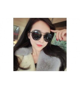 Cat Eye Fashion Sunglasses Glasses Coating - Blue - C0197WD4ZEN $44.91