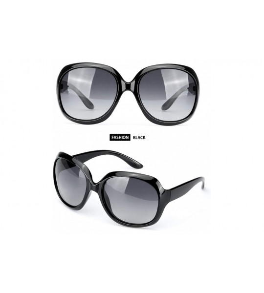 Oversized Oversized Sunglasses for Women - Extra Large Frame Polarized UV400 Lens Classic Fashion Sun Eye Glasses - C818LH45E...