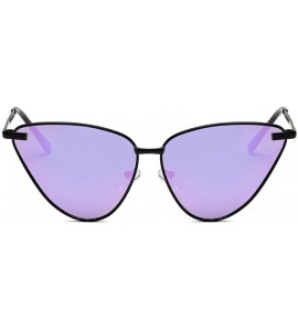 Cat Eye Women's Sunglasses-Vintage Sunglasses Cat Eye Shades Frame UV Sun Glasses - F - CP18E49NUZZ $18.62