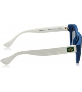 Round Trancoso Round Sunglasses - Bluewhite - CZ17XE5LT2I $88.70