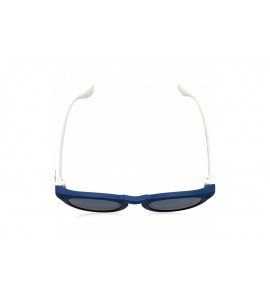 Round Trancoso Round Sunglasses - Bluewhite - CZ17XE5LT2I $88.70