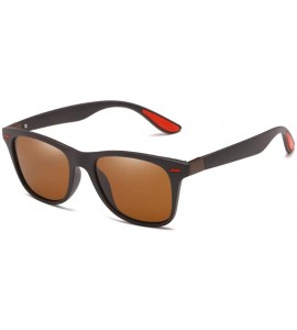 Sport Polarized sunglasses with rice spikes Men's outdoor sports sunglasses - Tea Box Tea Slices - C5190MS69XI $55.03