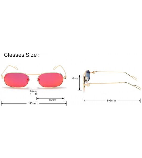 Oval Polarized Oval Sunglasses for Men and Women Summer Eyewear UV400 - 7 - CB190DKU46Z $26.80