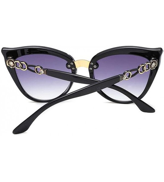 Aviator Fashion elegant sunglasses- diamond sunglasses- cat eyes fashion sunglasses - E - CD18RQWIRXH $78.86