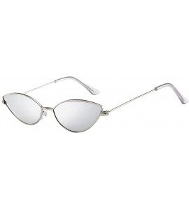 Cat Eye Sunglasses Classic Vintage Eyeglasses Designer - E - CB19647CCXM $14.40