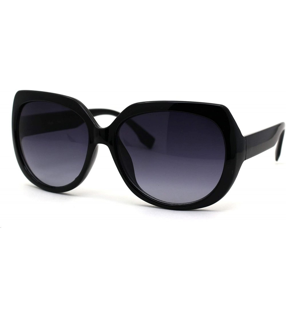 Butterfly Womens Mod Butterfly Chic Designer Fashion Sunglasses - Black Smoke - CQ1969WZ08Y $19.94