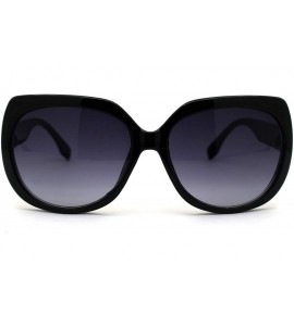 Butterfly Womens Mod Butterfly Chic Designer Fashion Sunglasses - Black Smoke - CQ1969WZ08Y $19.94