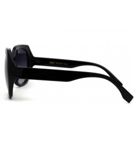 Butterfly Womens Mod Butterfly Chic Designer Fashion Sunglasses - Black Smoke - CQ1969WZ08Y $19.94