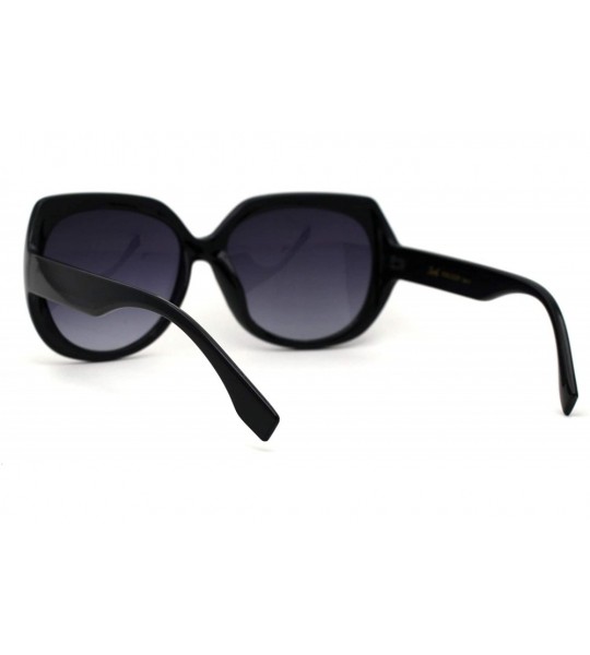 Butterfly Womens Mod Butterfly Chic Designer Fashion Sunglasses - Black Smoke - CQ1969WZ08Y $19.94