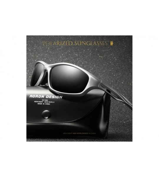 Wrap Polarized Aviator Sunglasses Eyewear Outdoor - Silver - C7187Q5MA3A $32.86