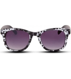 Oval Sunglasses Black White & Gray (Fancies By Sojayo Pixo Collection) - CM18C2MNM37 $20.14