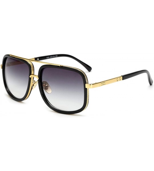 Round Oversized Men Mach One Sunglasses Luxury Brand Women Sun Glasses Square Male Retro De Sol Female For - Jy1828 C1 - C919...