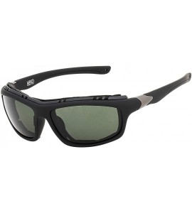 Wrap Airdam Sunglasses Motorcycle Riding- Driving- Fishing- Boating Wrap - Black - Verdant - C1196MURHIC $37.27