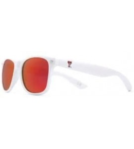 Sport NCAA Texas Tech Red Raiders TEXTECH-5 White Frame - Red Lenses Sunglasses - One Size - White - CH119UYJ357 $37.64