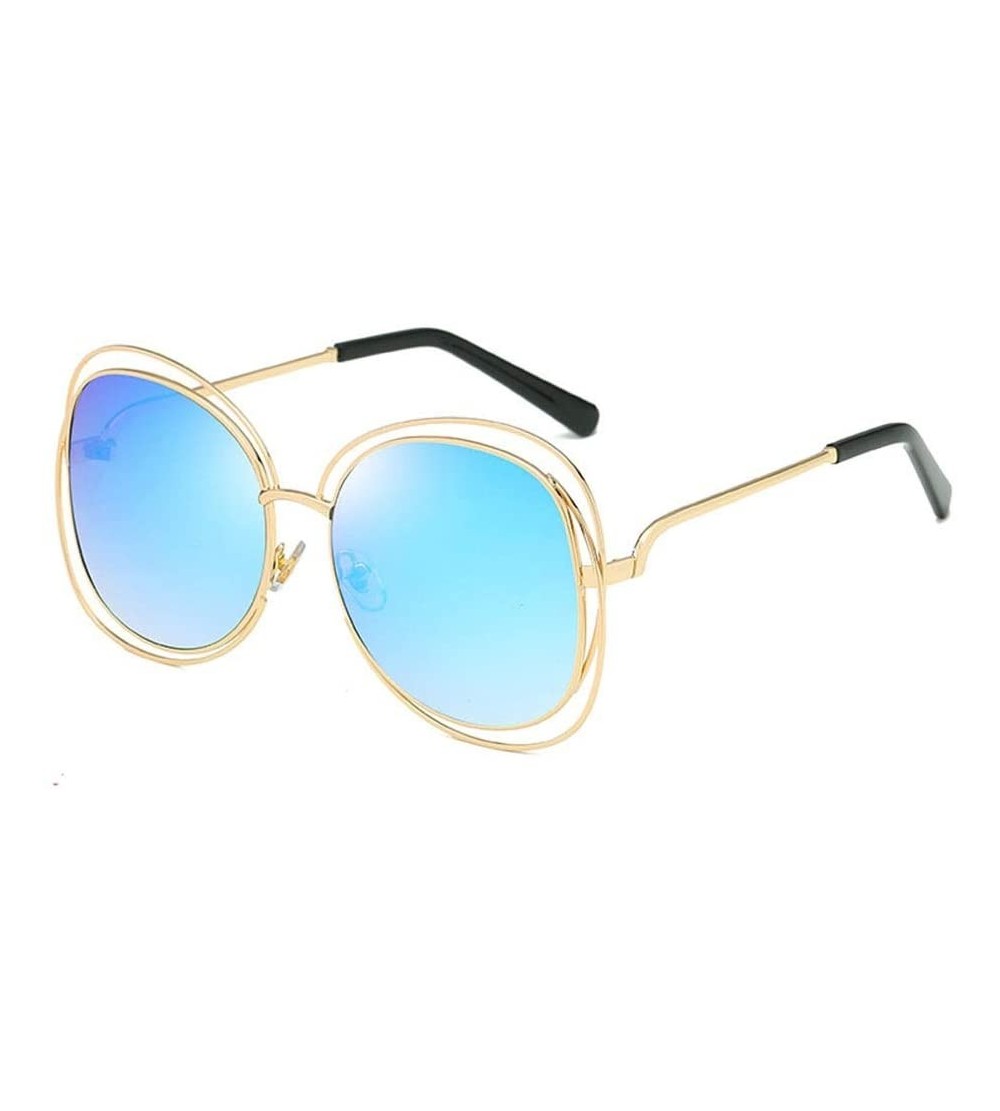 Sport Sunglasses Vintage Colored Glasses - Blue - CC18WDCGWIC $54.90