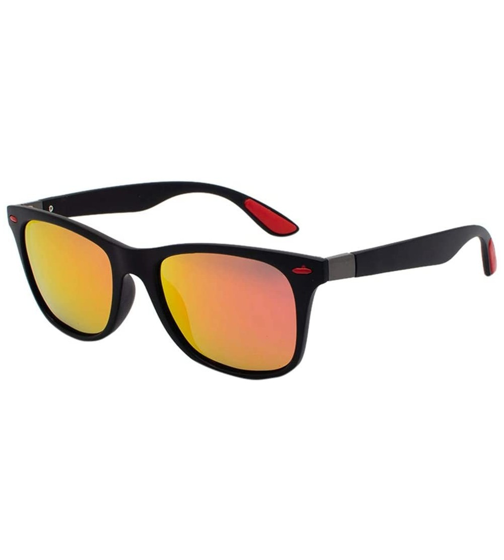 Square Polarized Aluminum Sunglasses Vintage - E - C4199L6W2MH $15.79