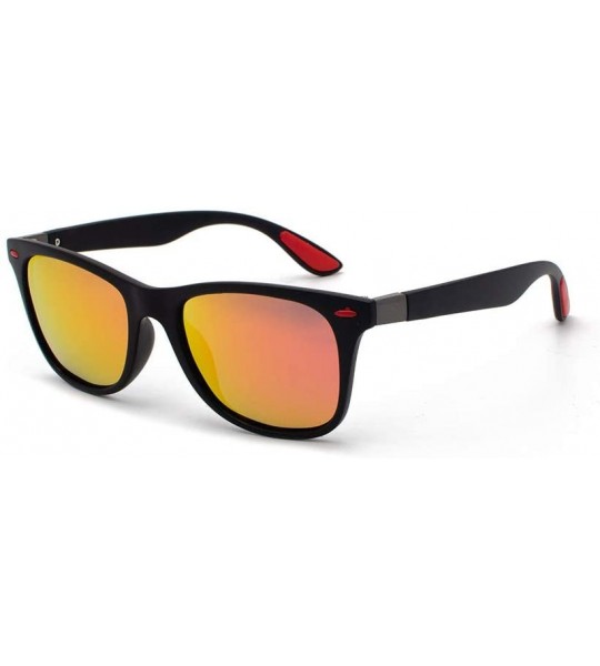 Square Polarized Aluminum Sunglasses Vintage - E - C4199L6W2MH $15.79