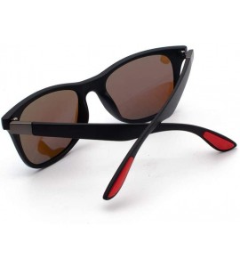 Square Polarized Aluminum Sunglasses Vintage - E - C4199L6W2MH $15.79