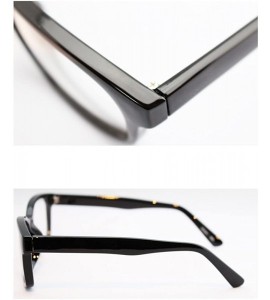 Wayfarer Japan Quality Vintage Sunglasses Unisex UV protection For Men/Women - Black - CT12679DOPR $19.16
