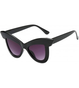 Cat Eye Oversized Sunglasses Vintage Protection 2DXuixsh - C - CQ18SDWGS06 $18.02