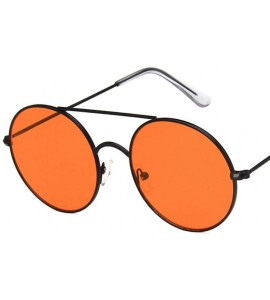 Round Round Sunglasses Women Men Retro Aolly Women Sun Glasses Men Ladies Eyewear 4 - 6 - C218XGDSMOI $16.32