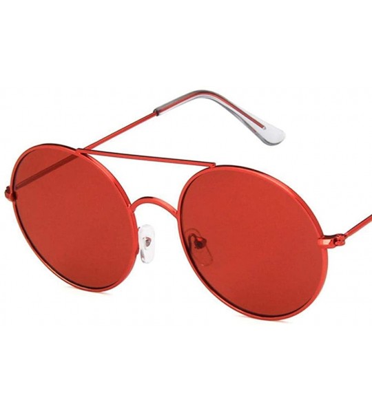 Round Round Sunglasses Women Men Retro Aolly Women Sun Glasses Men Ladies Eyewear 4 - 6 - C218XGDSMOI $16.32