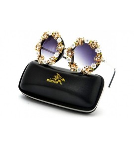 Oversized sunglasses Rhinestone glasses Oversized Sunglasses - Black - CL18TQLLWQR $31.03