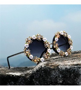 Oversized sunglasses Rhinestone glasses Oversized Sunglasses - Black - CL18TQLLWQR $31.03