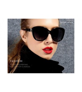 Aviator 2019 Fashion Flowers Sunglasses Women Brand Designer Sun Glasses Black Grey - Black Grey - CR18Y6SGM9X $17.86