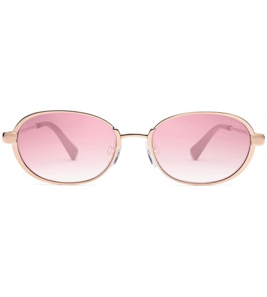 Round Loveless - Non-Polarized Round Women's & Men's Sunglasses - Rose Gold - CG18R3CUQK3 $82.91