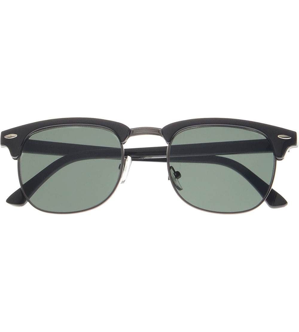 Wayfarer Soho Retro Square Fashion Sunglasses - Black-smoke - CA12DXM9X1F $18.13