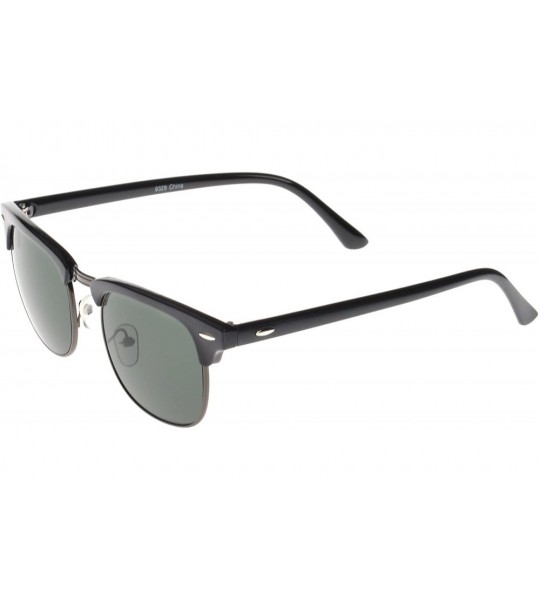 Wayfarer Soho Retro Square Fashion Sunglasses - Black-smoke - CA12DXM9X1F $18.13