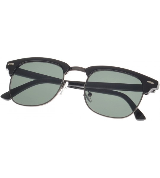 Wayfarer Soho Retro Square Fashion Sunglasses - Black-smoke - CA12DXM9X1F $18.13