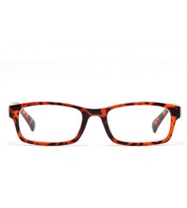 Oversized Newbee Fashion Squared Reading Glasses - Tortoise - CG11PTMY3WH $19.22