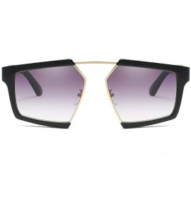 Goggle Personality Oversized Sunglasses Protection - Black/Purple - C718XSRQDW8 $62.38