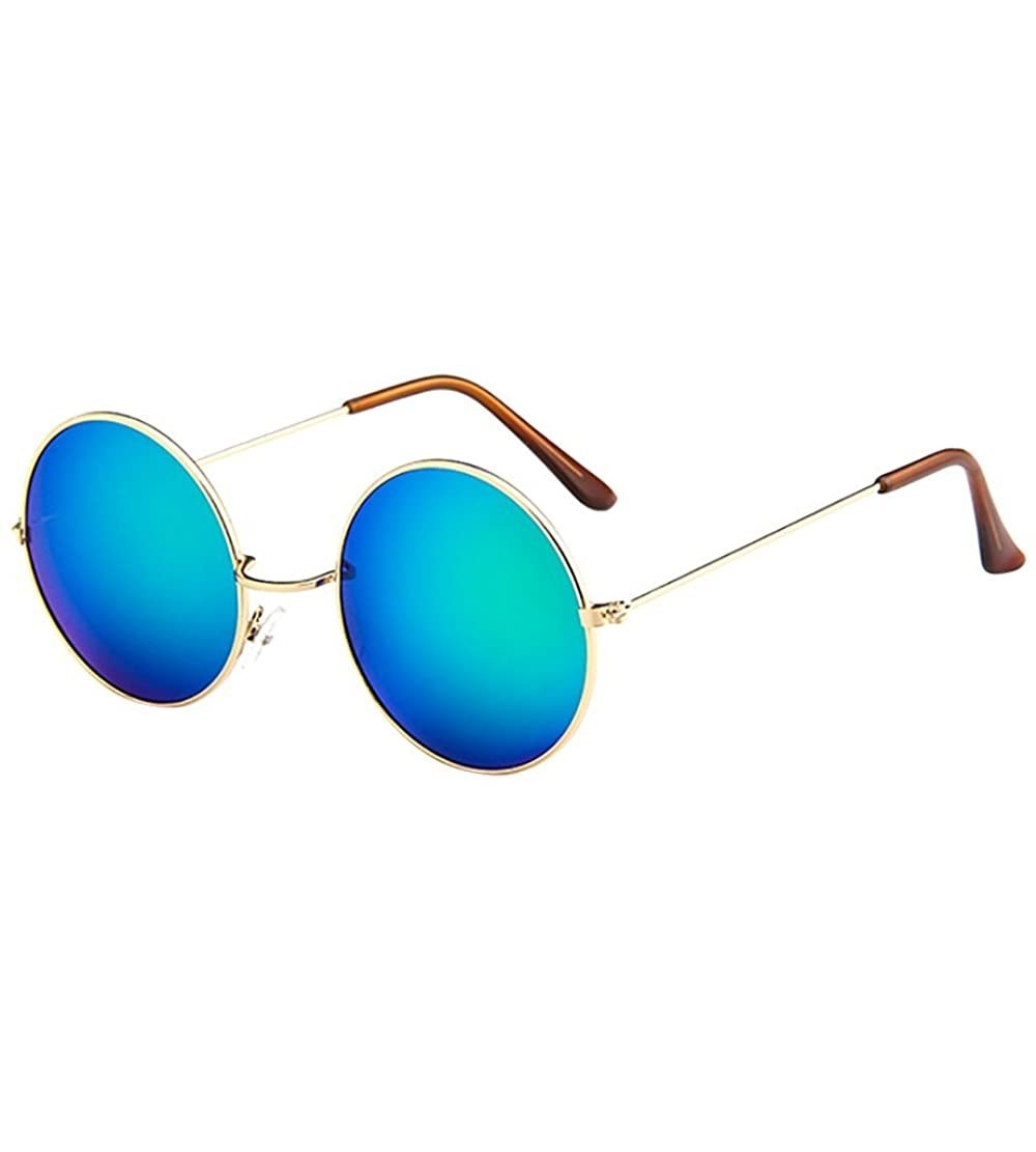 Rimless Women Men Vintage Retro Unisex Driving Round Frame Sunglasses Eyewear - 5196d - CT18RS57MC0 $18.56