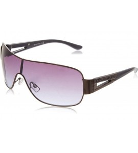 Shield Men's 5017SP Metal Vented Shield Sunglasses- 55 mm - Gunmetal & Blue - C918EGUREL7 $48.23