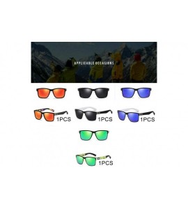 Sport Unisex Sports Polarized Sunglasses-UV 400 Protection - Cycling Fishing Sunglasses - Square Windproof Eyewear - 7 - CD19...