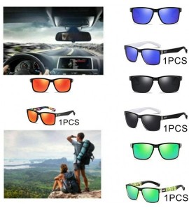 Sport Unisex Sports Polarized Sunglasses-UV 400 Protection - Cycling Fishing Sunglasses - Square Windproof Eyewear - 7 - CD19...