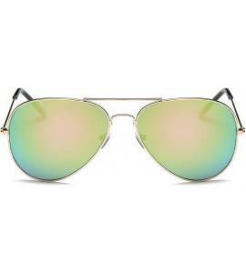 Aviator PC Lens Sunglasses UV Protection Sunglasses Metal Frame Aviator Glasses 3025 - Ca02-b11 - CY18HC65LEY $33.03