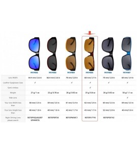 Semi-rimless High definition Polarized Wrap Around Semi-rimless Sunglasses for Prescription Glasses - Gift Box Package - C718...